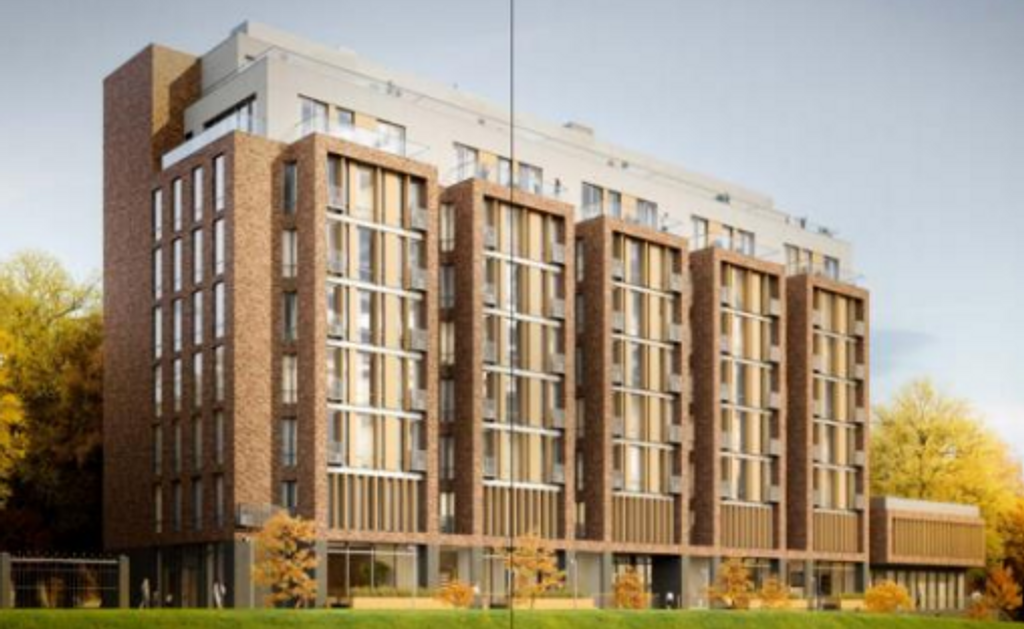 Современный строящийся бизнес центр на первой линии Проспекта Мира